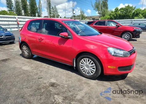 2013 Volkswagen Golf из США, поврежденный, VIN WVWBB7AJ1DW129578